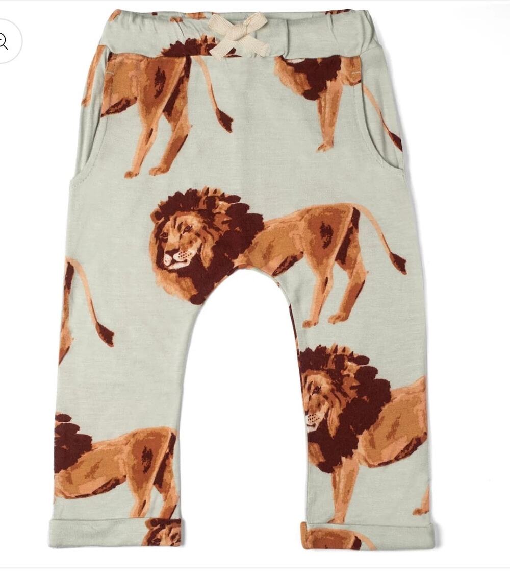 Milkbarn Bamboo Jogger, Lion, NWT, 3-6 Months